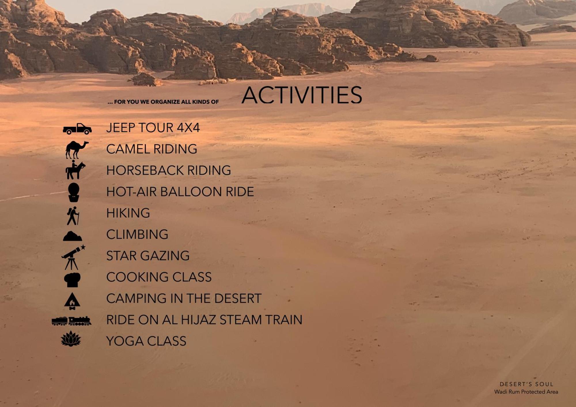 Desert'S Soul Wadi Rum Ad Disah Exteriör bild